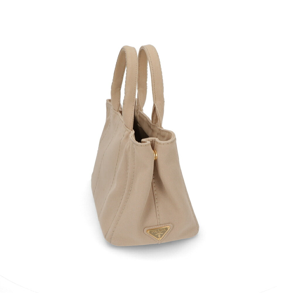 【中古/Aランク】PRADA プラダ レディース ハンドバッグ ベージュ系 キャンバス シリアルあり ヴィンテージ 1BG439