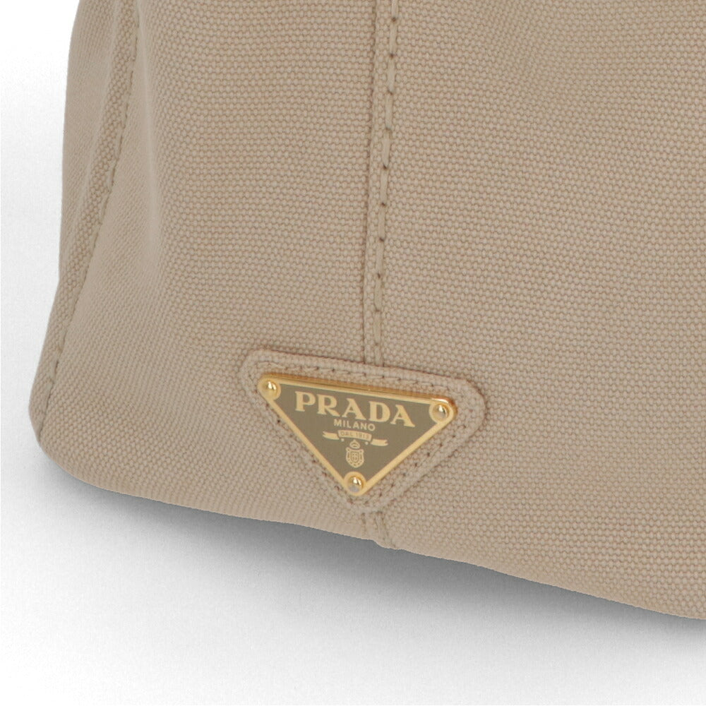 【中古/Aランク】PRADA プラダ レディース ハンドバッグ ベージュ系 キャンバス シリアルあり ヴィンテージ 1BG439