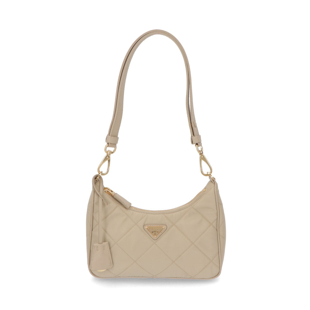 【中古/Aランク】 PRADA プラダ レディース バッグ ショルダーバッグ ベージュ 中古 ヴィンテージ シリアルあり 2WAY Re-Nylon 1BC204