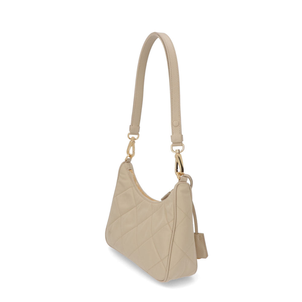 【中古/Aランク】 PRADA プラダ レディース バッグ ショルダーバッグ ベージュ 中古 ヴィンテージ シリアルあり 2WAY Re-Nylon 1BC204
