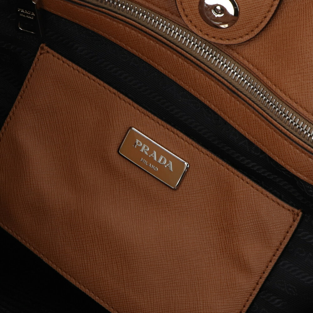 【中古/Aランク】 PRADA プラダ レディース バッグ ショルダーバッグ キャメル 2WAY トートバッグ BN2666