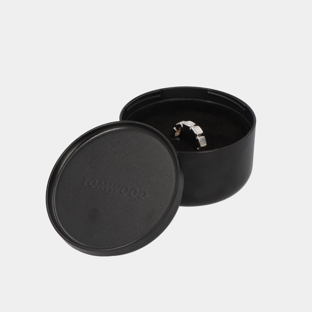 トムウッド Cushion Band MOP 指輪 シルバー