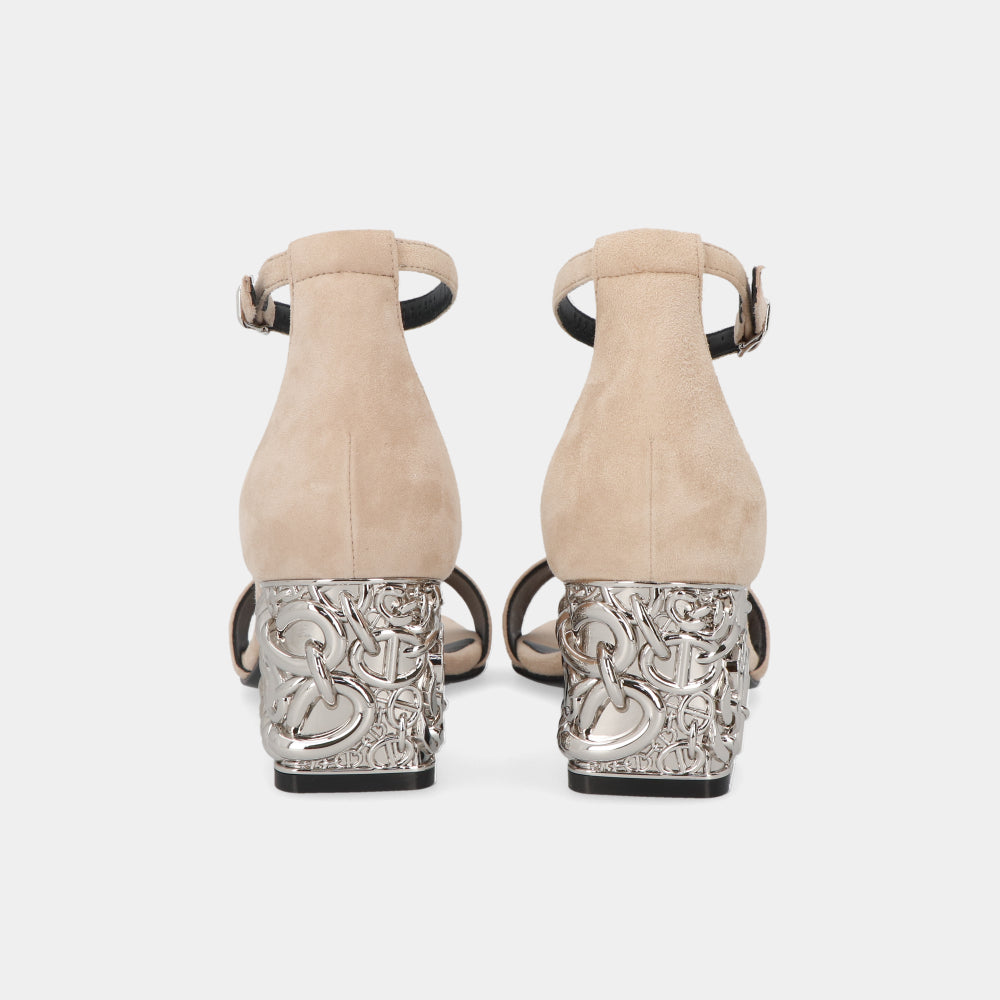 エルメス HERMES グラム60 サンダル ベージュヌード