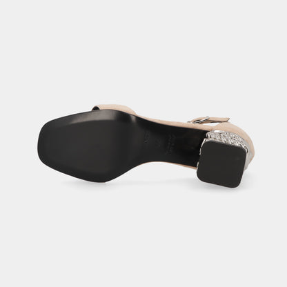 エルメス HERMES グラム60 サンダル ベージュヌード