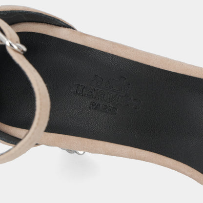 エルメス HERMES グラム60 サンダル ベージュヌード