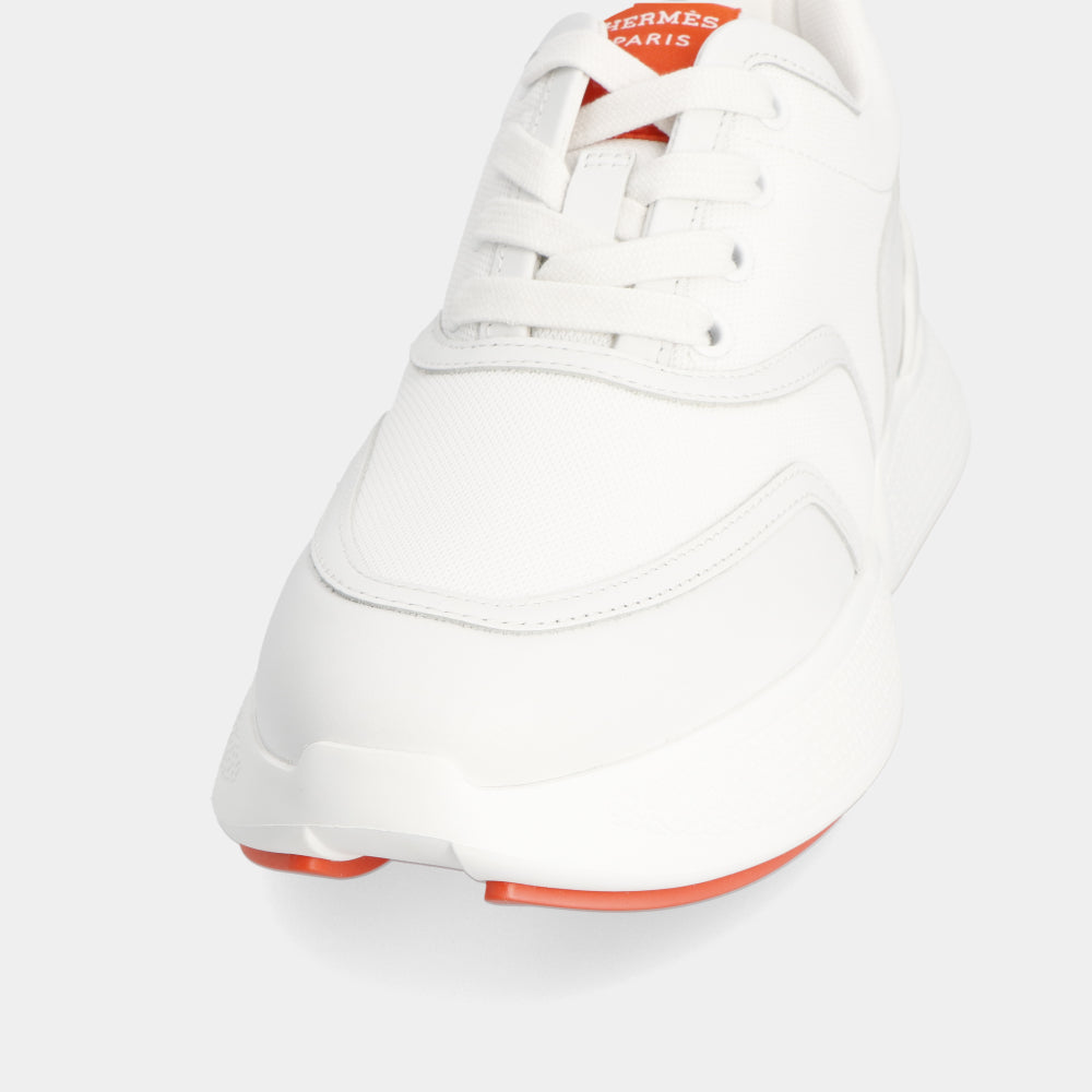 エルメス HERMES ギガ スニーカー シューズ ホワイト