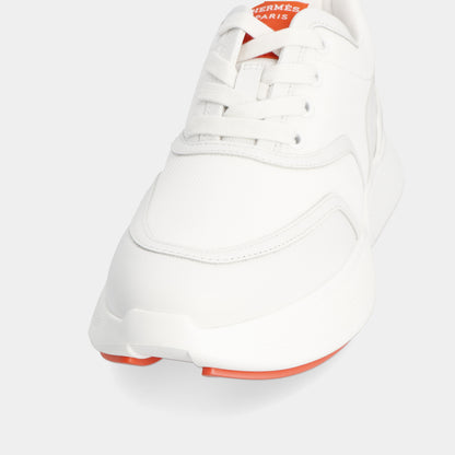 エルメス HERMES ギガ スニーカー シューズ ホワイト