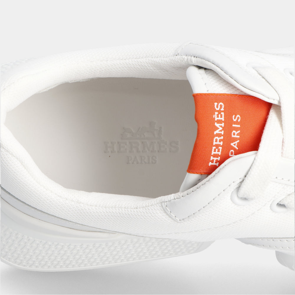 エルメス HERMES ギガ スニーカー シューズ ホワイト