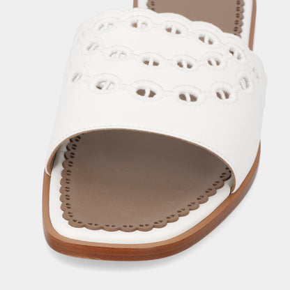 エルメス HERMES サンダル ガエル ホワイト