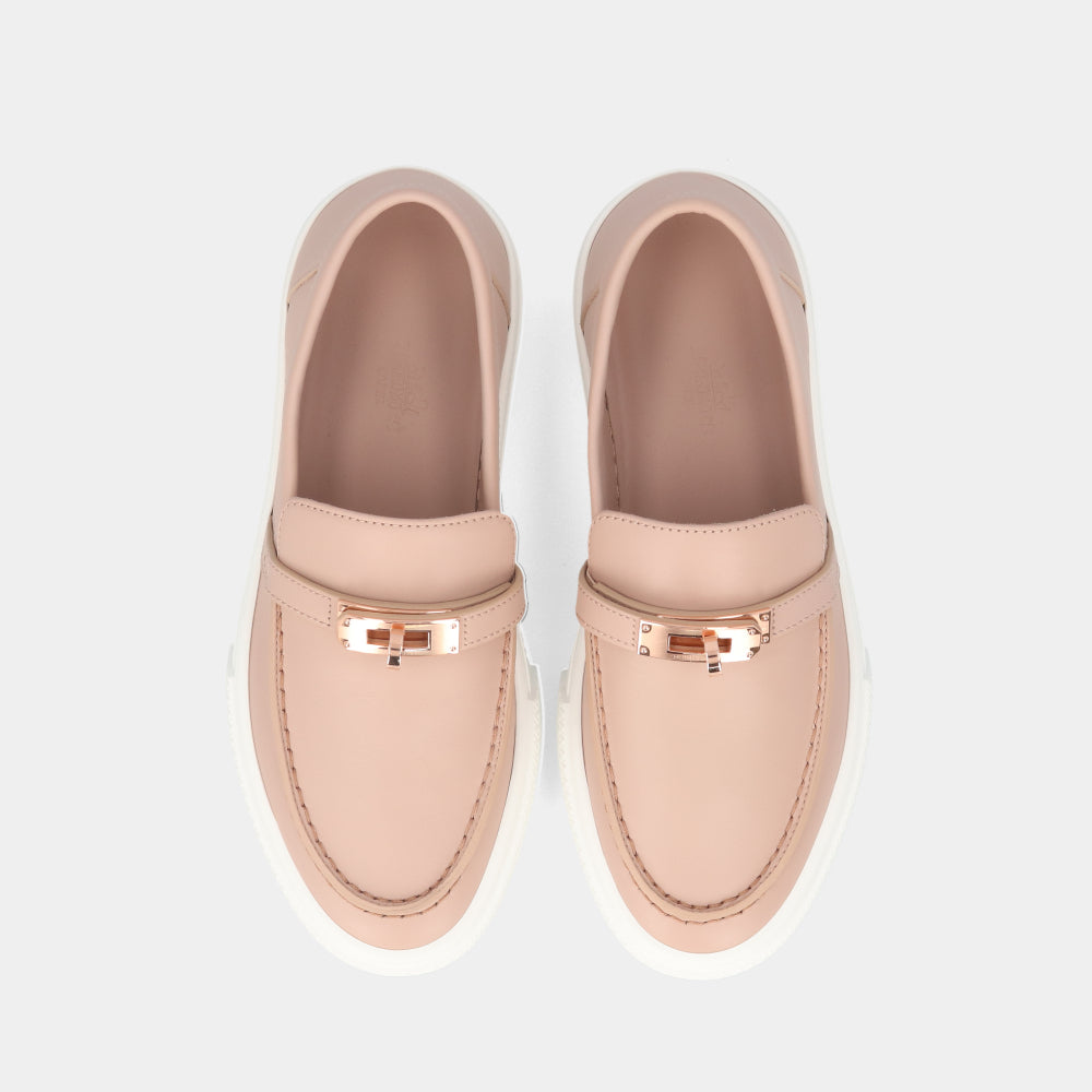 エルメス ゲーム スリッポン ベージュヌード レディース