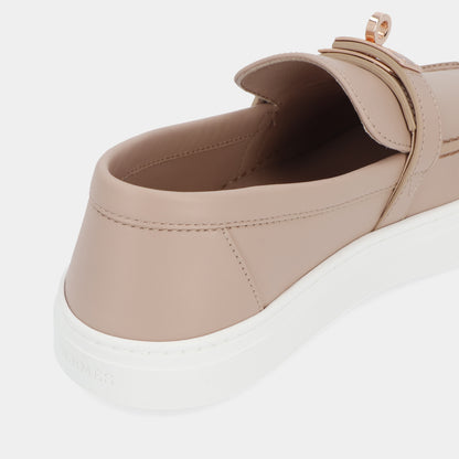 エルメス ゲーム スリッポン ベージュヌード レディース