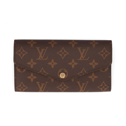 ルイ・ヴィトン LOUIS VUITTON LV M62235 ポルトフォイユ サラ 二つ折り長財布 ローズ バレリーナ モノグラム キャンバス レザー レディース 中古/Aランク