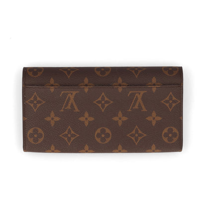ルイ・ヴィトン LOUIS VUITTON LV M62235 ポルトフォイユ サラ 二つ折り長財布 ローズ バレリーナ モノグラム キャンバス レザー レディース 中古/Aランク