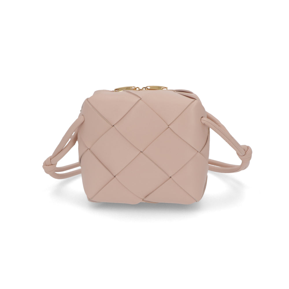 BOTTEGA VENETA ショルダーバッグ ライトグリーン グレージュ ピンク ライトピンク ブラウン ブラック マキシイントレチャート 701915 VCQC2