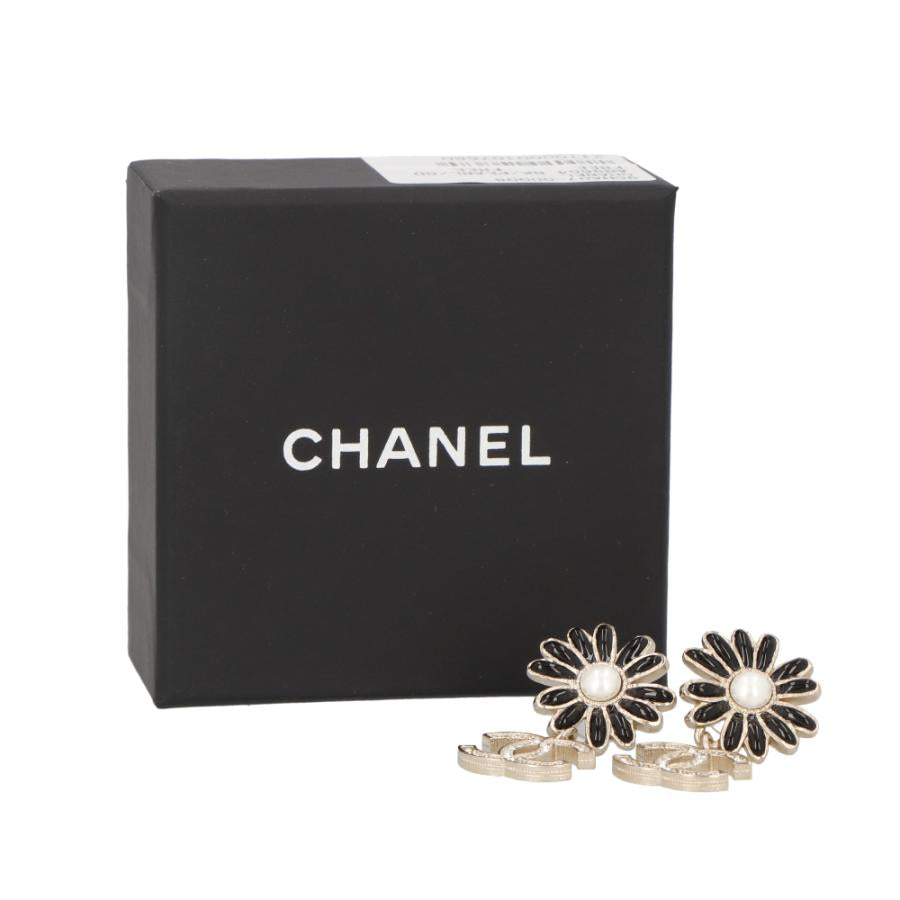シャネル CHANEL AB9654 ピアス ブラック パール