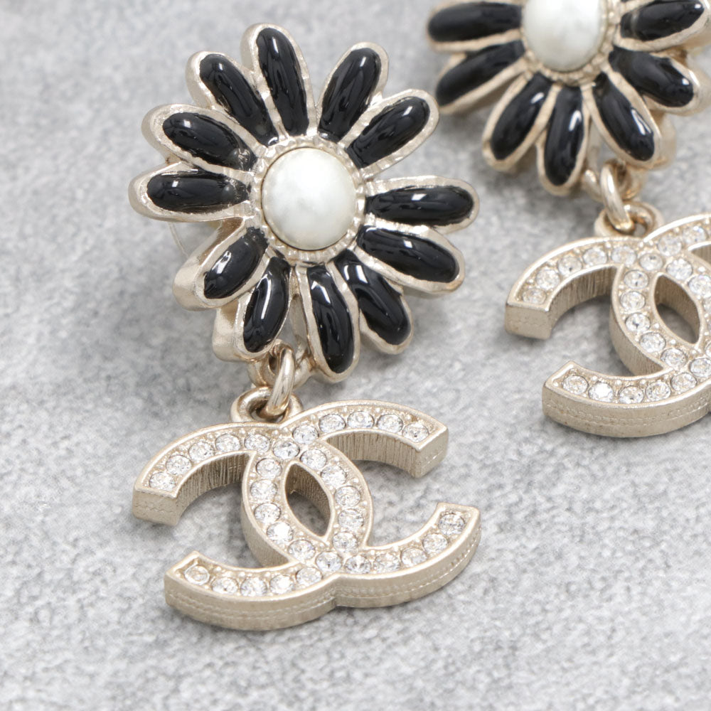 シャネル CHANEL AB9654 ピアス ブラック パール