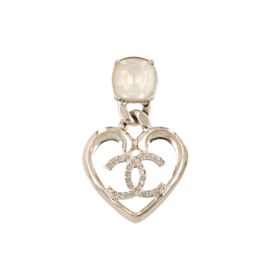 シャネル CHANEL ABA100 ココマーク ハート ピアス