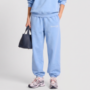 Sporty＆Rich ロングパンツ ライトブルー スウェットパンツ
